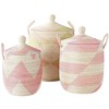Serena Lily pink basket