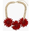 Topshop red bead necklace
