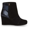 TOMS black high heel boots