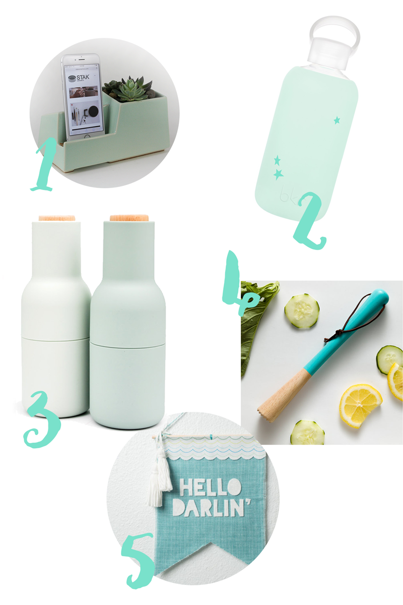 Favorite Things: Mint & Blue